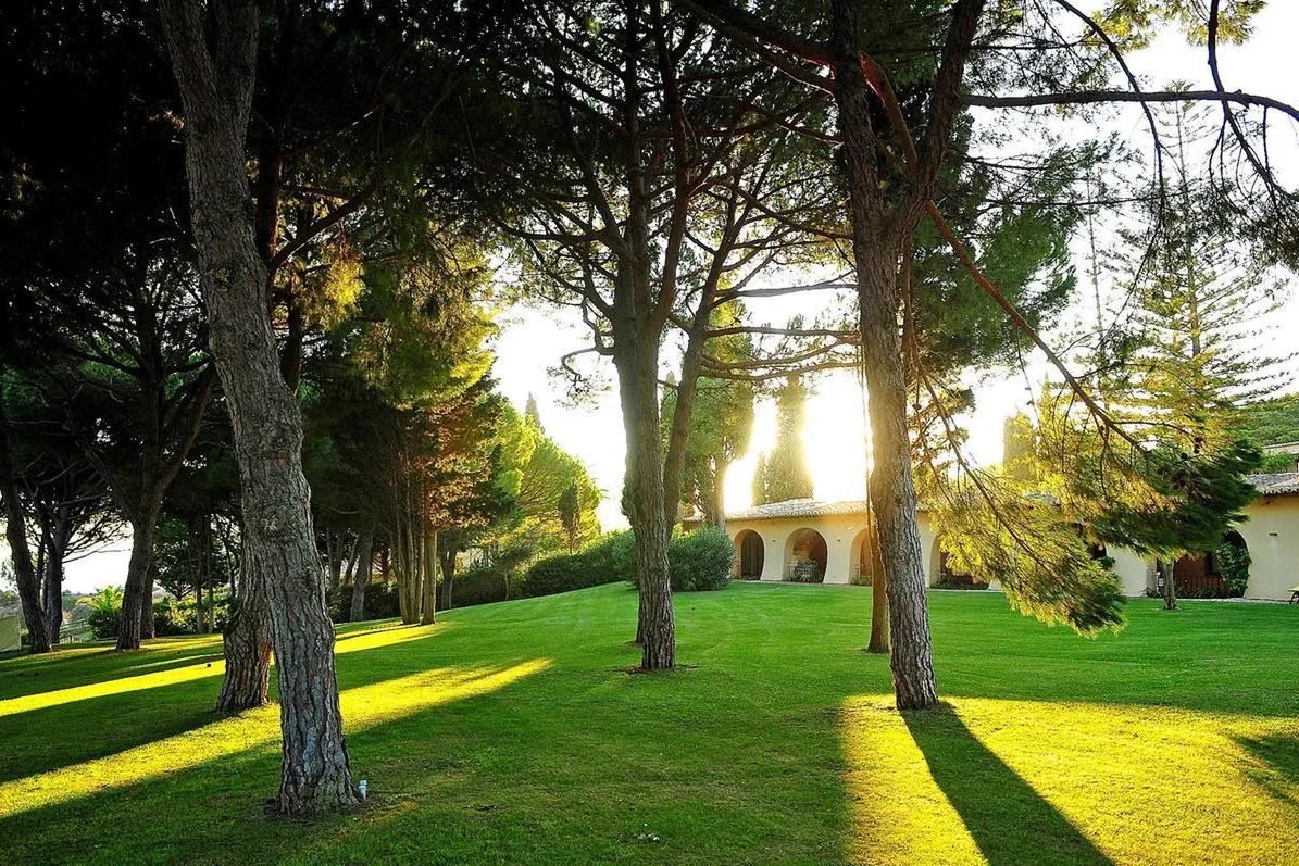 obiekt, teren hotelu