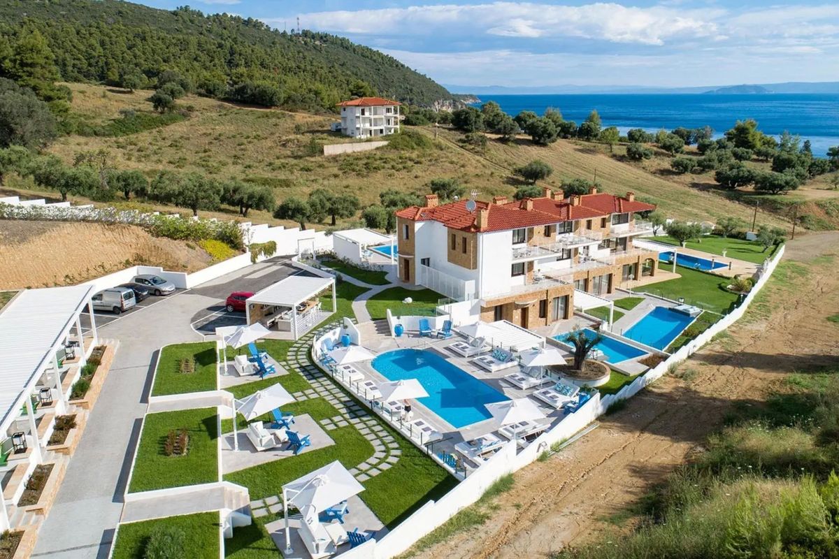 obiekt, teren hotelu