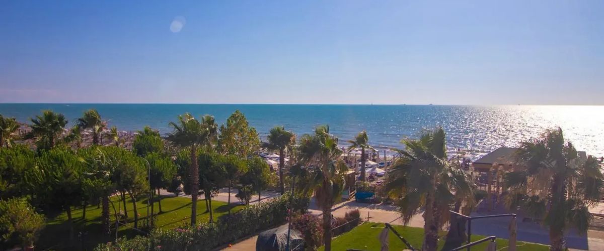 teren hotelu, plaża