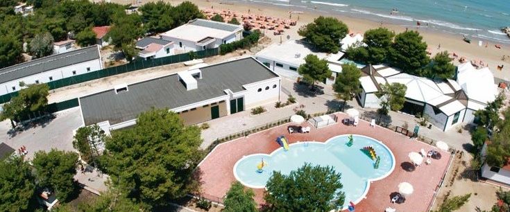 obiekt, teren hotelu, basen, plaża