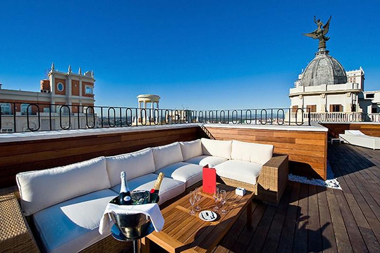 teren hotelu, balkon / taras