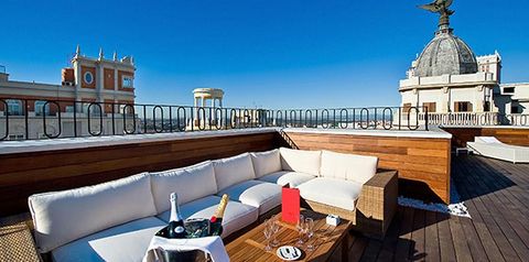 teren hotelu, balkon / taras