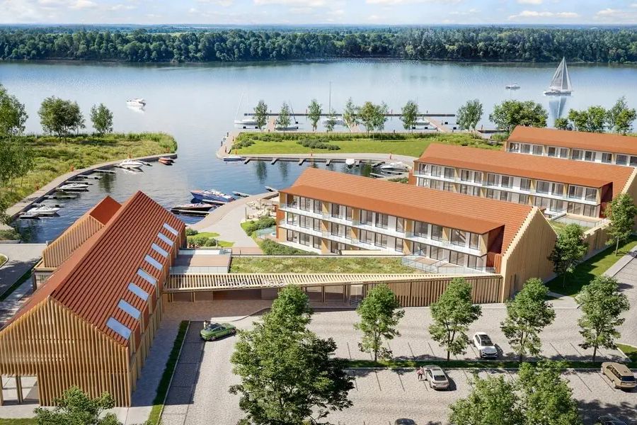 obiekt, teren hotelu