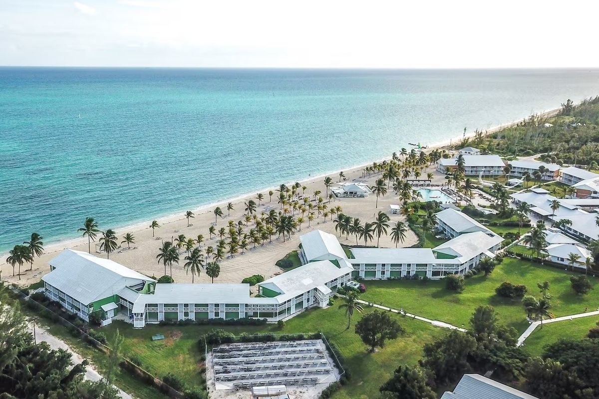 plaża, teren hotelu, obiekt