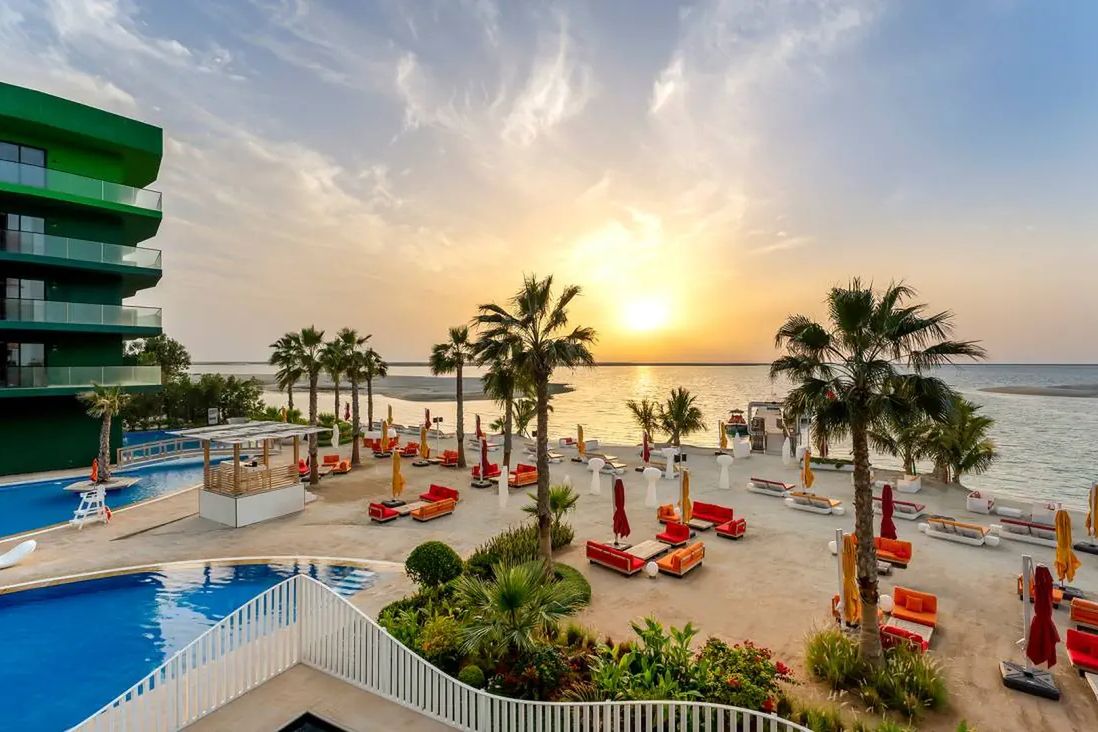 obiekt, basen, plaża