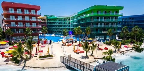 obiekt, teren hotelu, basen