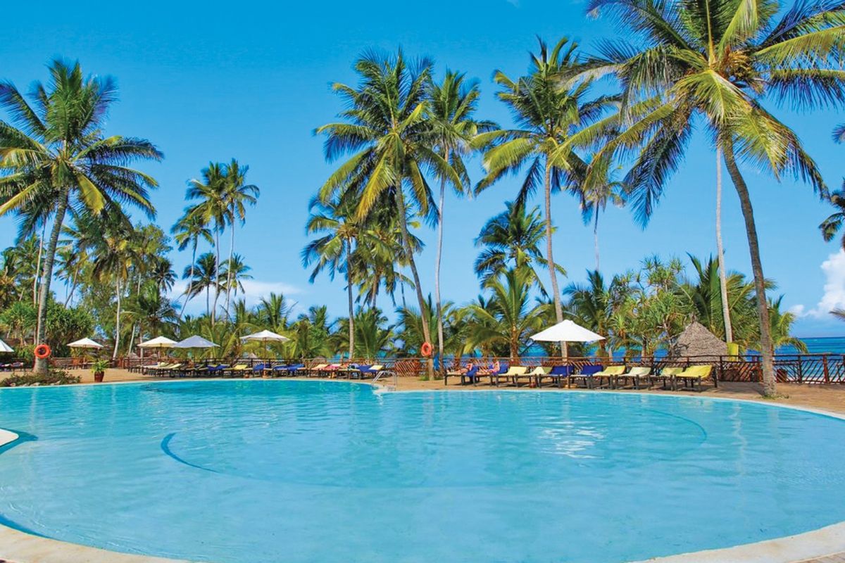 teren hotelu, basen