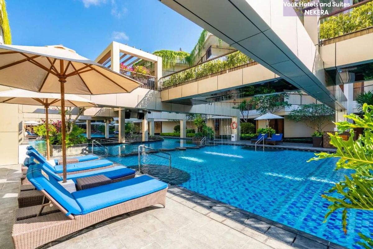teren hotelu, basen