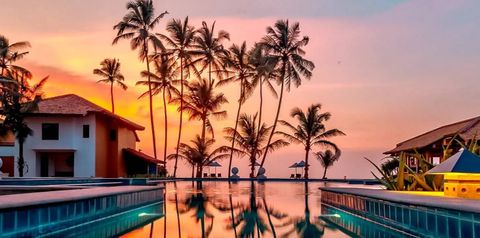 teren hotelu, obiekt, basen