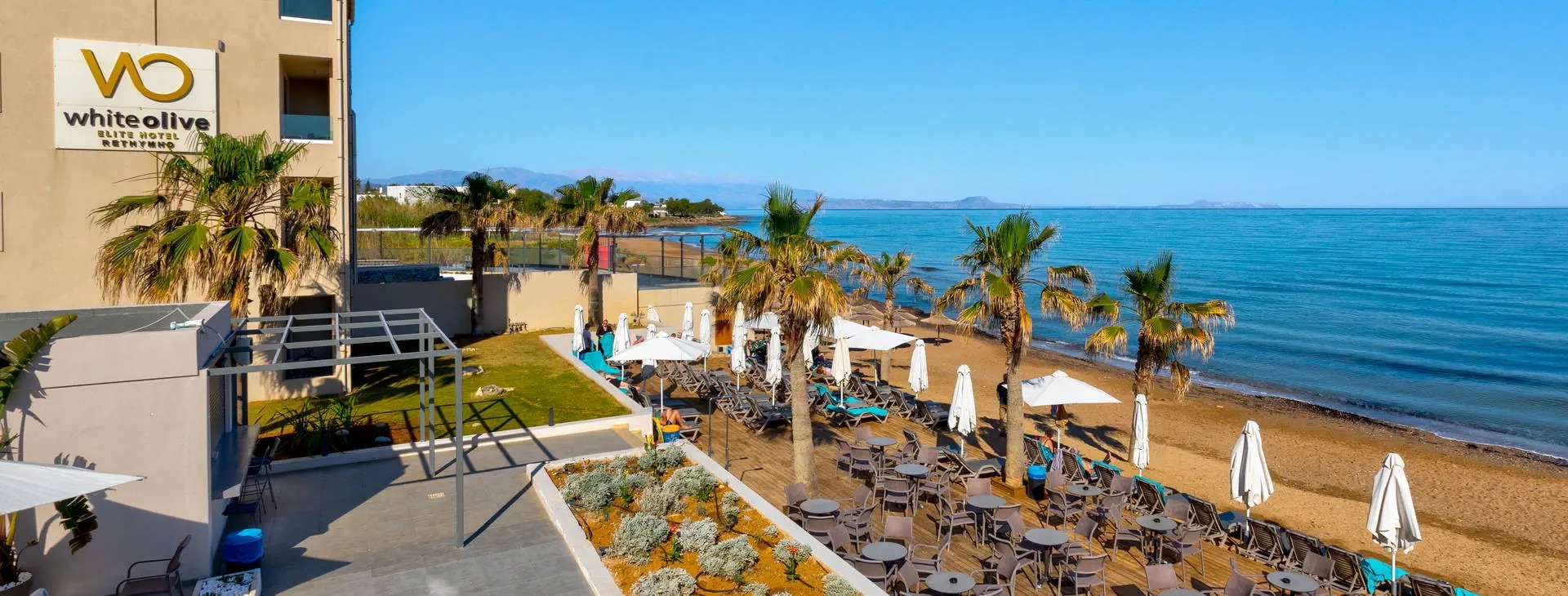 teren hotelu, restauracja, plaża