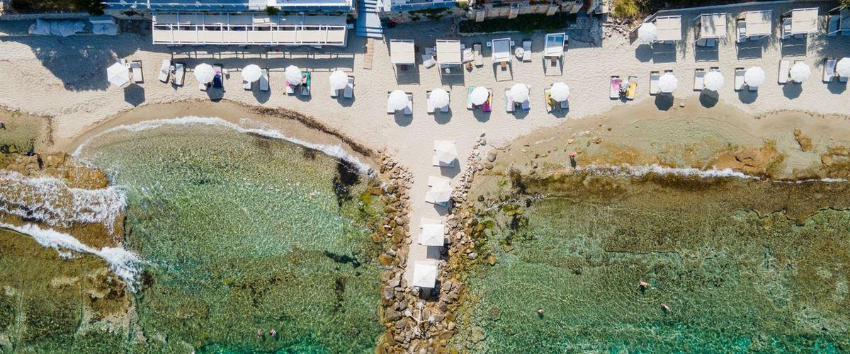 obiekt, teren hotelu, plaża