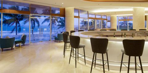 teren hotelu, drink bar