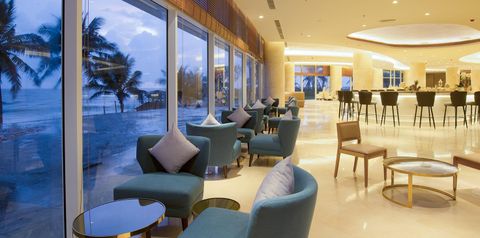 teren hotelu, drink bar