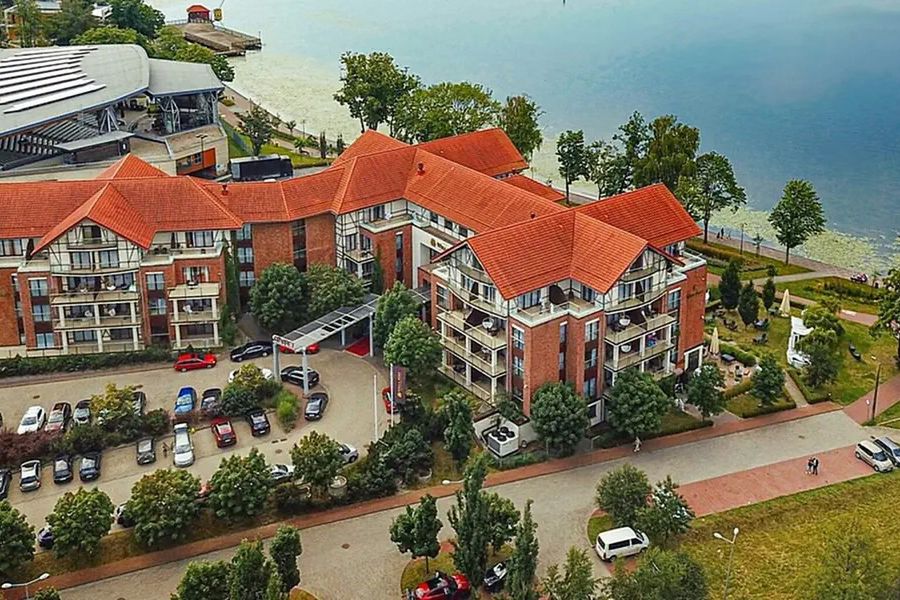 obiekt, teren hotelu