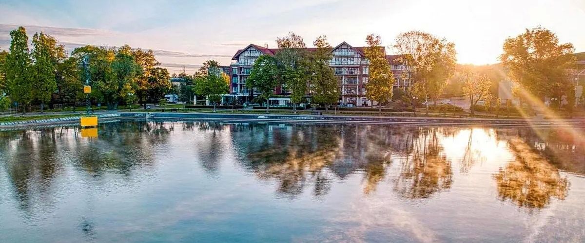 teren hotelu, obiekt