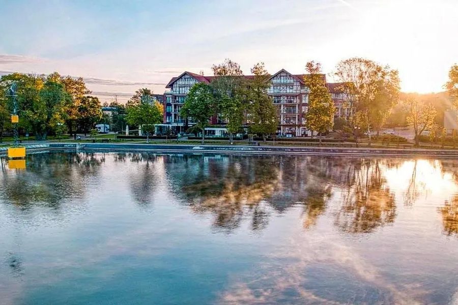 teren hotelu, obiekt