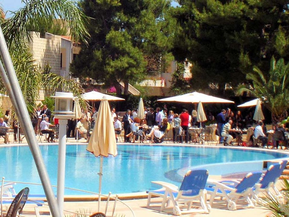 teren hotelu, basen