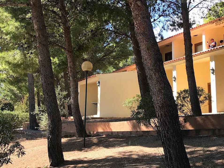 obiekt, teren hotelu