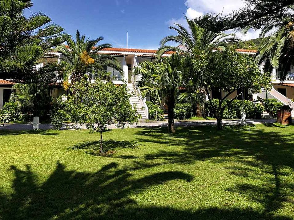 obiekt, teren hotelu