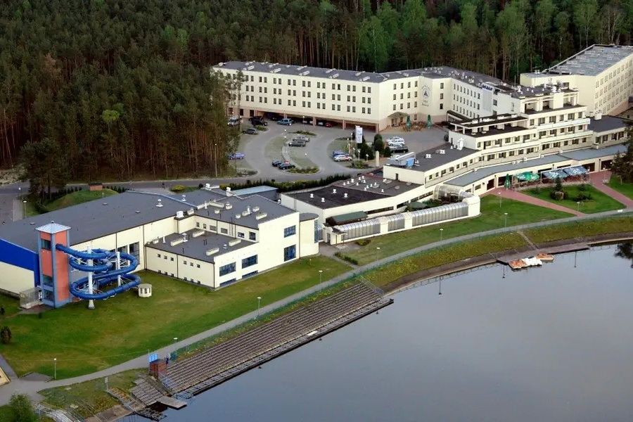 teren hotelu, obiekt