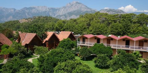 obiekt, teren hotelu, góry