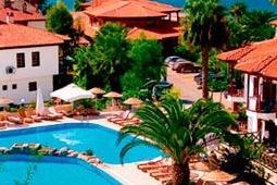 obiekt, teren hotelu, basen