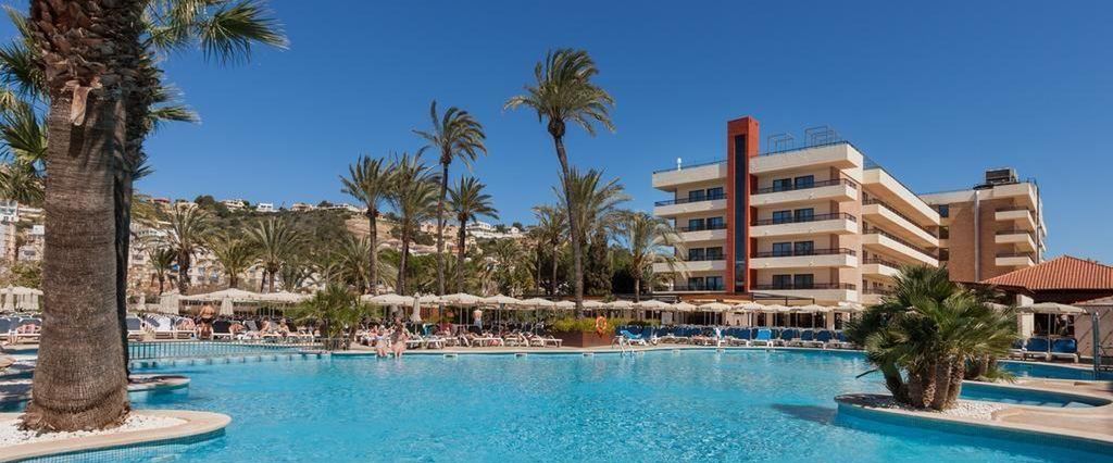 obiekt, teren hotelu, basen