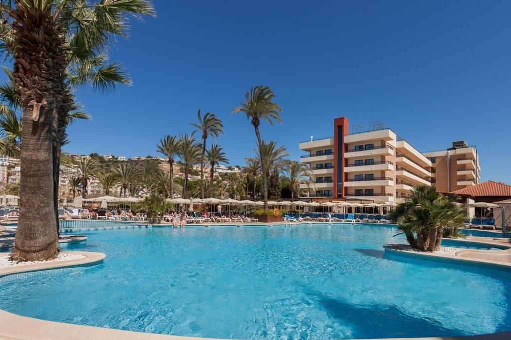 obiekt, teren hotelu, basen