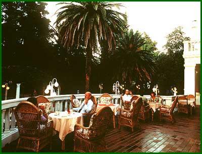 teren hotelu, restauracja