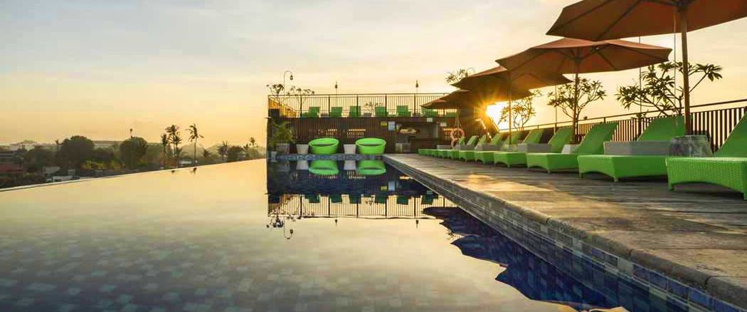 teren hotelu, basen