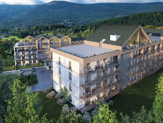 obiekt, balkon / taras, góry