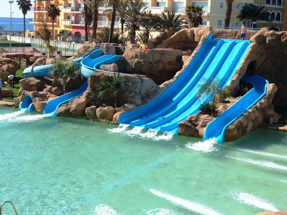 basen, zjeżdżalnia, aquapark