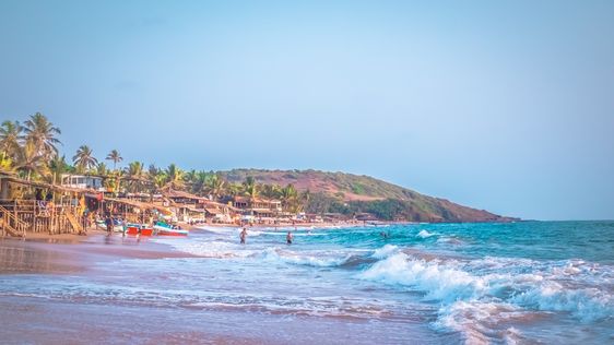 Zdjęcie przedstawiające plaża w Anjuna