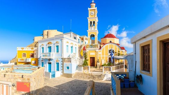 Zdjęcie przedstawiające zwiedzanie w Karpathos Town