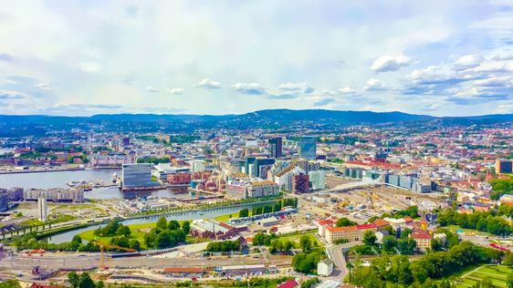 Zdjęcie przedstawiające zwiedzanie w Oslo