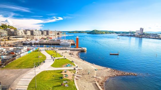 Zdjęcie przedstawiające zwiedzanie w Oslo