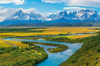 Lody w kolorze błękitu - Patagonia