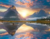 Australia, N. Zelandia i Fidżi- Pocztówka z końca 