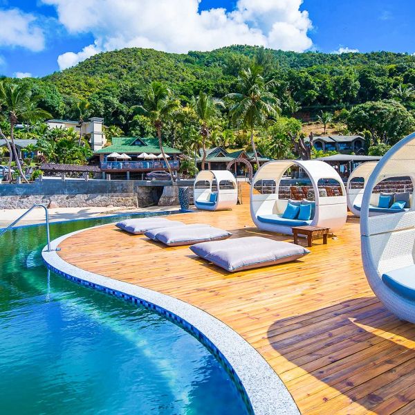 Coco De Mer & Black Parrot — Anse Bois De Rose (Praslin), Seszele